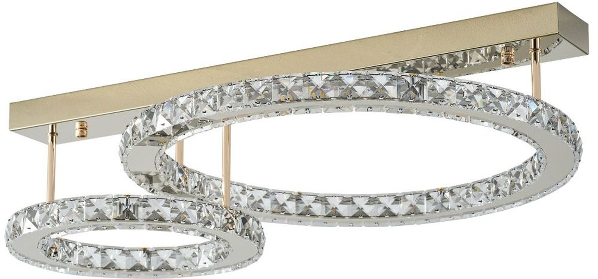 Zuma Line Girona lampă de tavan 1x36 W transparent-auriu MX3713-2-3GT