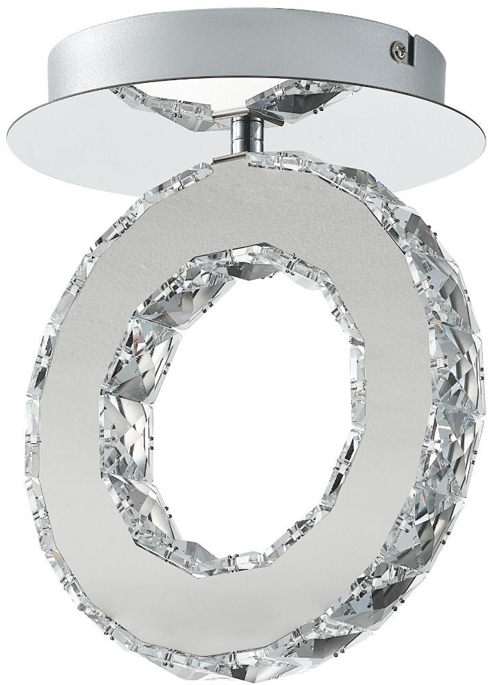 Zuma Line Girona lampă de tavan 1x10 W oţel-transparent MX3713-1-3CT