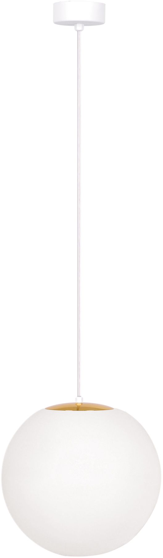 Kaja Elmo lampă suspendată 1x40 W alb-auriu K-5312