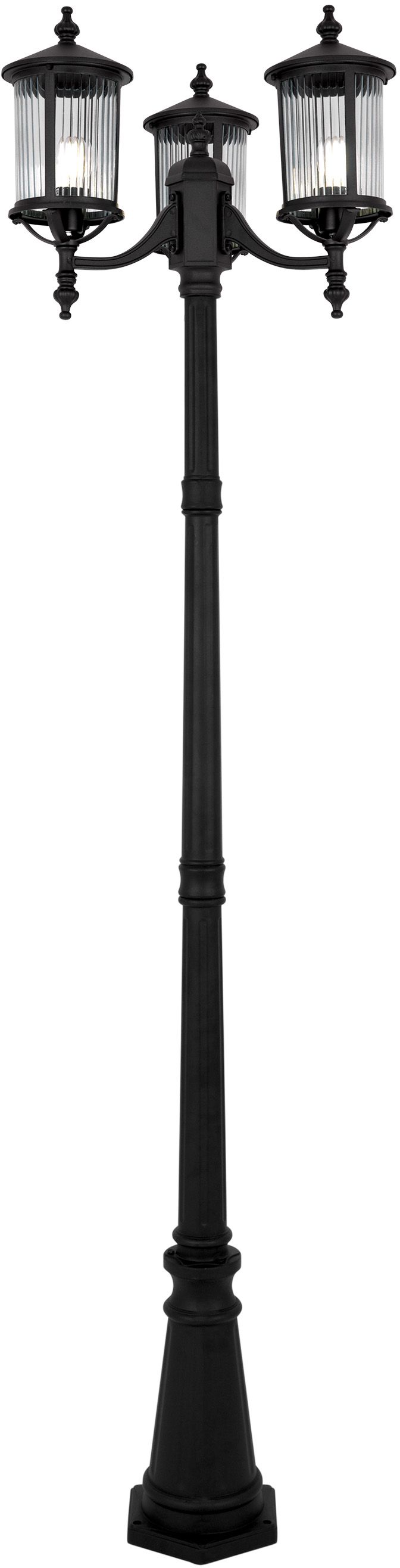 Kaja Miami lampă podea de exterior 3x60 W negru K-8223