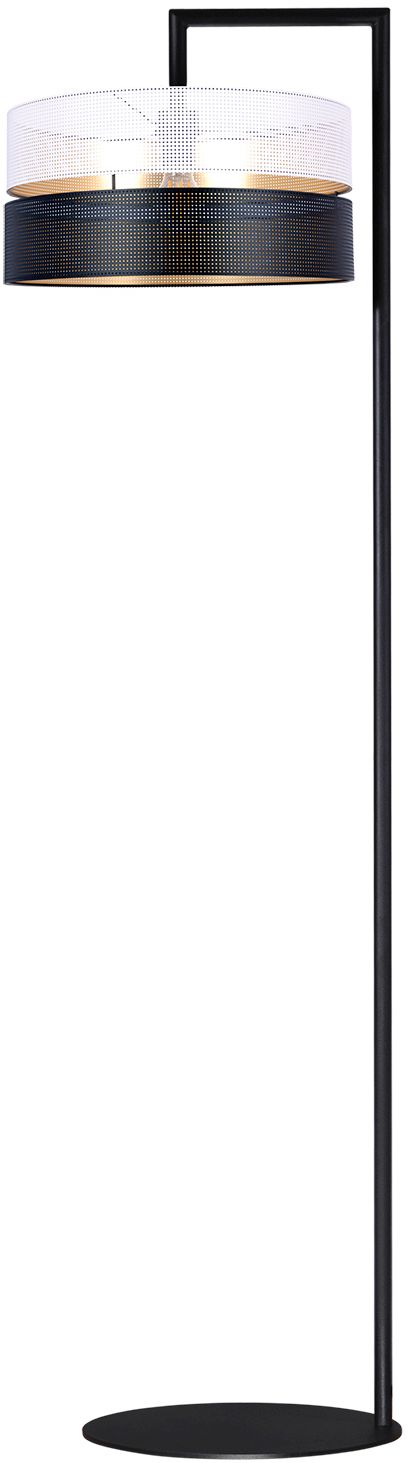 Kaja Vega lampă de podea 1x40 W alb-negru-auriu K-5295