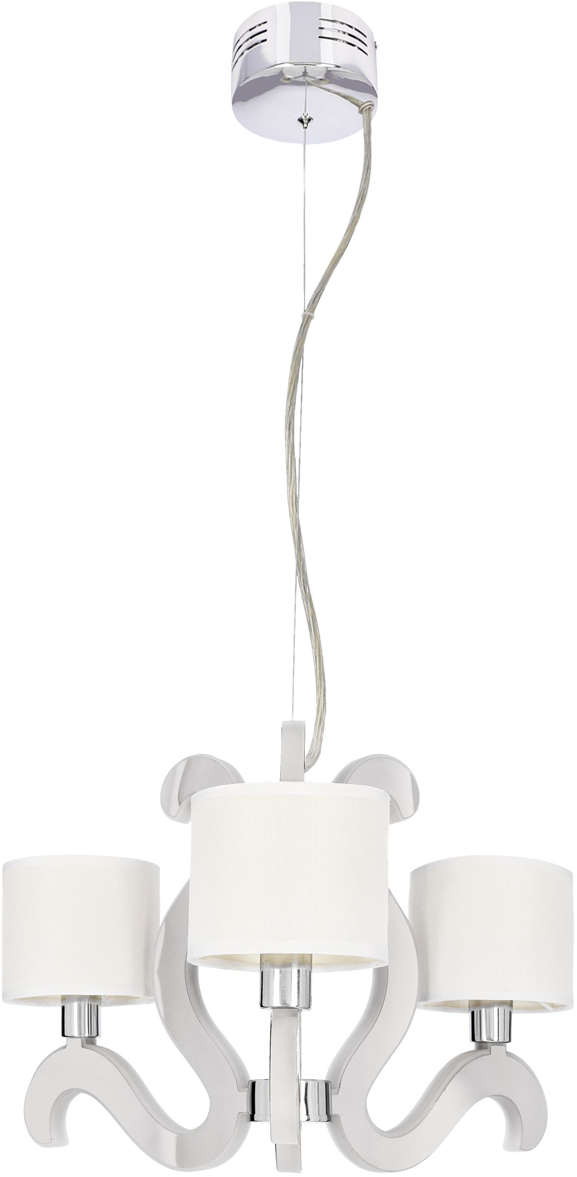 Candellux Ambrosia lampă suspendată 3x40 W crom 33-33895