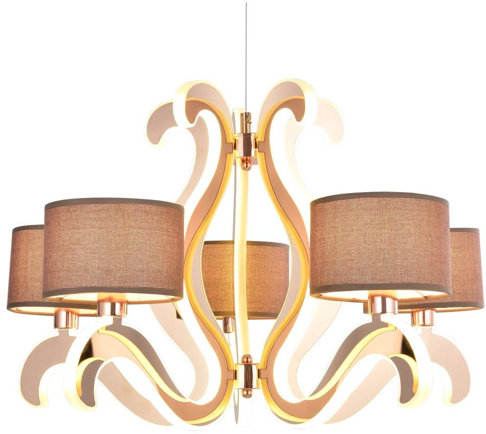 Candellux Ambrosia lampă suspendată 5x40 W cupru 35-33918