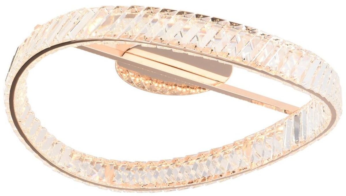 Zuma Line Gano lampă de tavan 1x36 W transparent-auriu MX3317-1-3GT