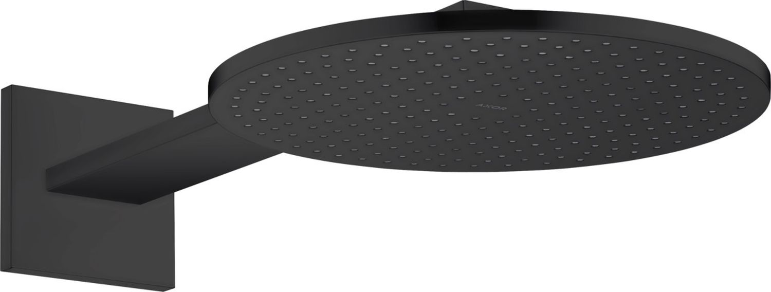 Axor ShowerSolutions cap de duș cu braț 30x30 cm rotund negru 35303670
