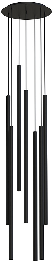 Nowodvorski Lighting Laser lampă suspendată mai mult de 6x10 W negru 7667