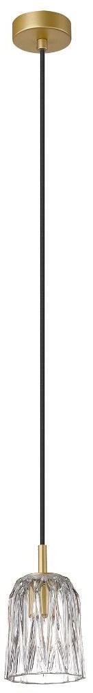 Zuma Line Tazza lampă suspendată 1x40 W transparent-auriu P0590-01A-V7AC