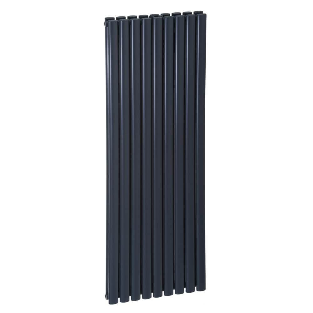 Luxrad Ring Podwójny calorifer decorativ 160x41 cm podłączenie inferior negru RINP1600410S040ZDC
