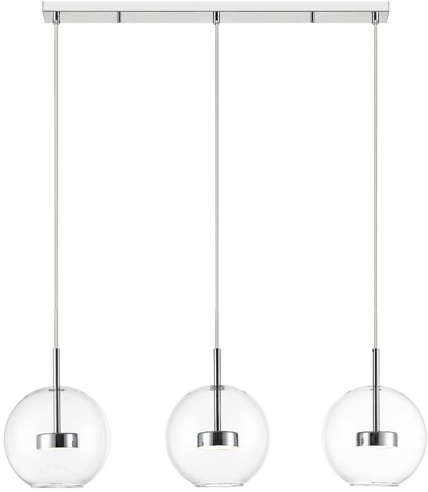 Zuma Line Enceladus lampă suspendată 3x5 W crom-transparent P0428-03J-B5AC