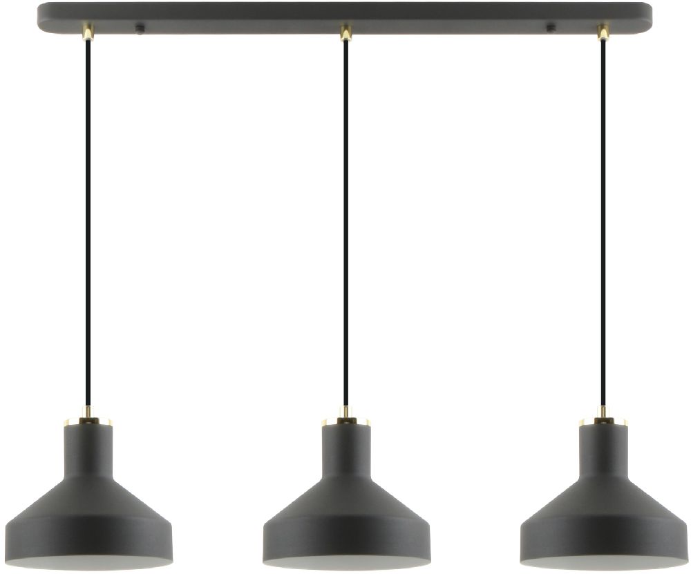 Zuma Line Sigma lampă suspendată 3x40 W negru A8016S-3A