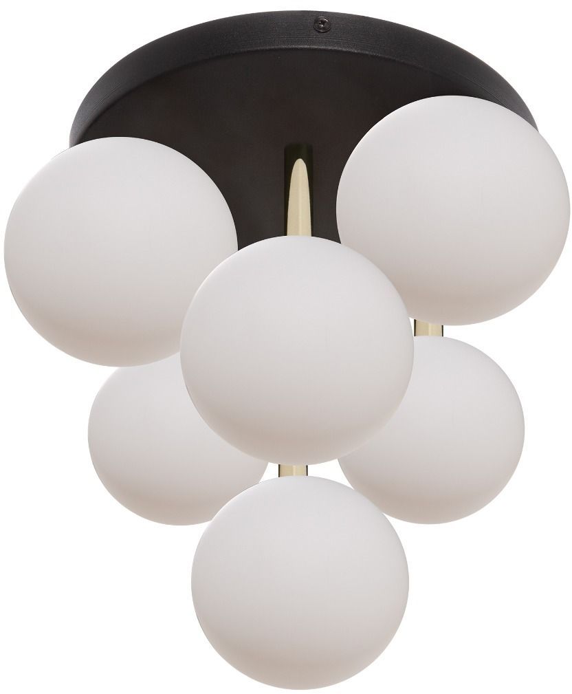 Zuma Line Ali lampă de tavan x40 W alb-negru-auriu 5646