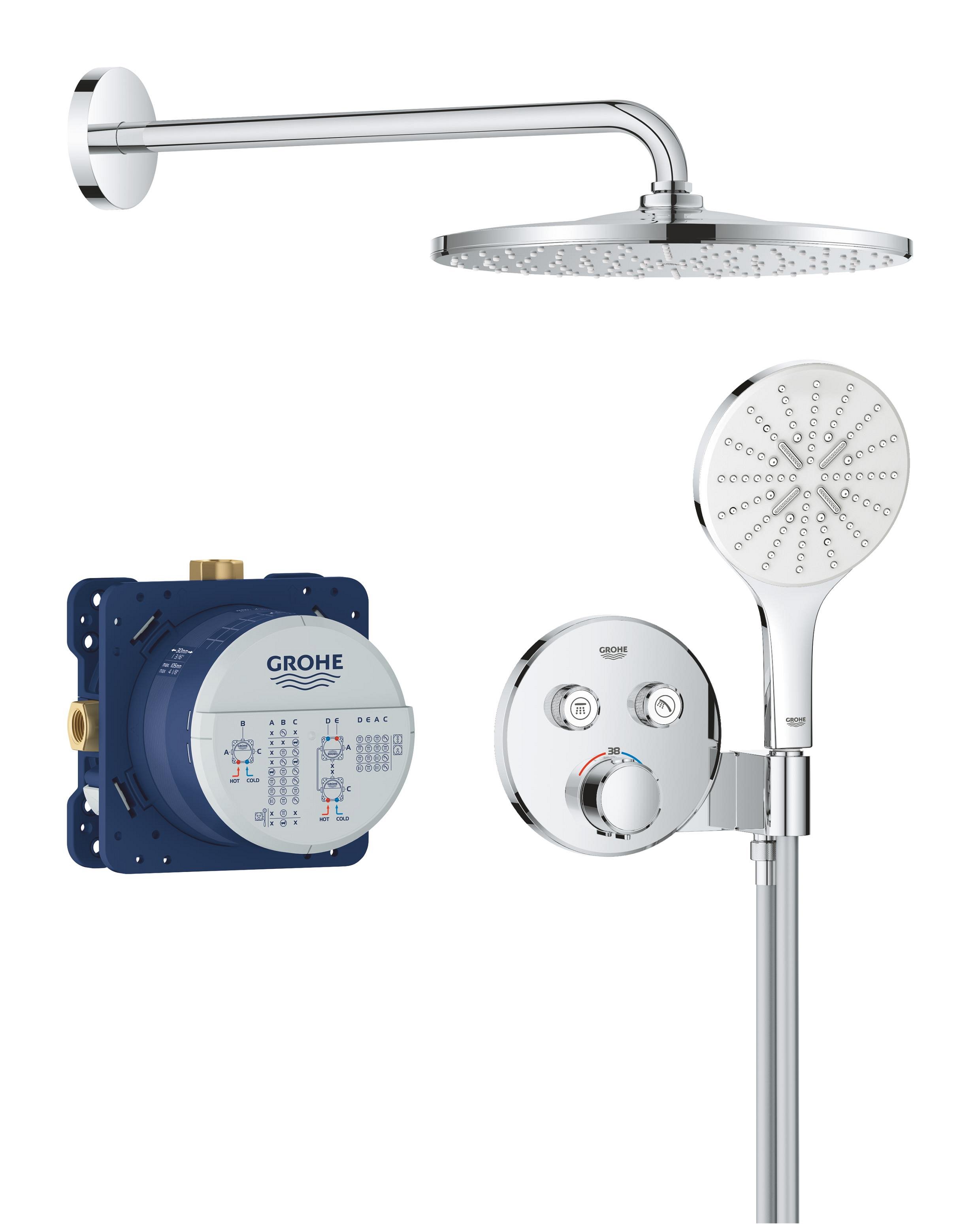 Grohe Precision Smartcontrol set de duș ascuns cu termostat da crom 34877000