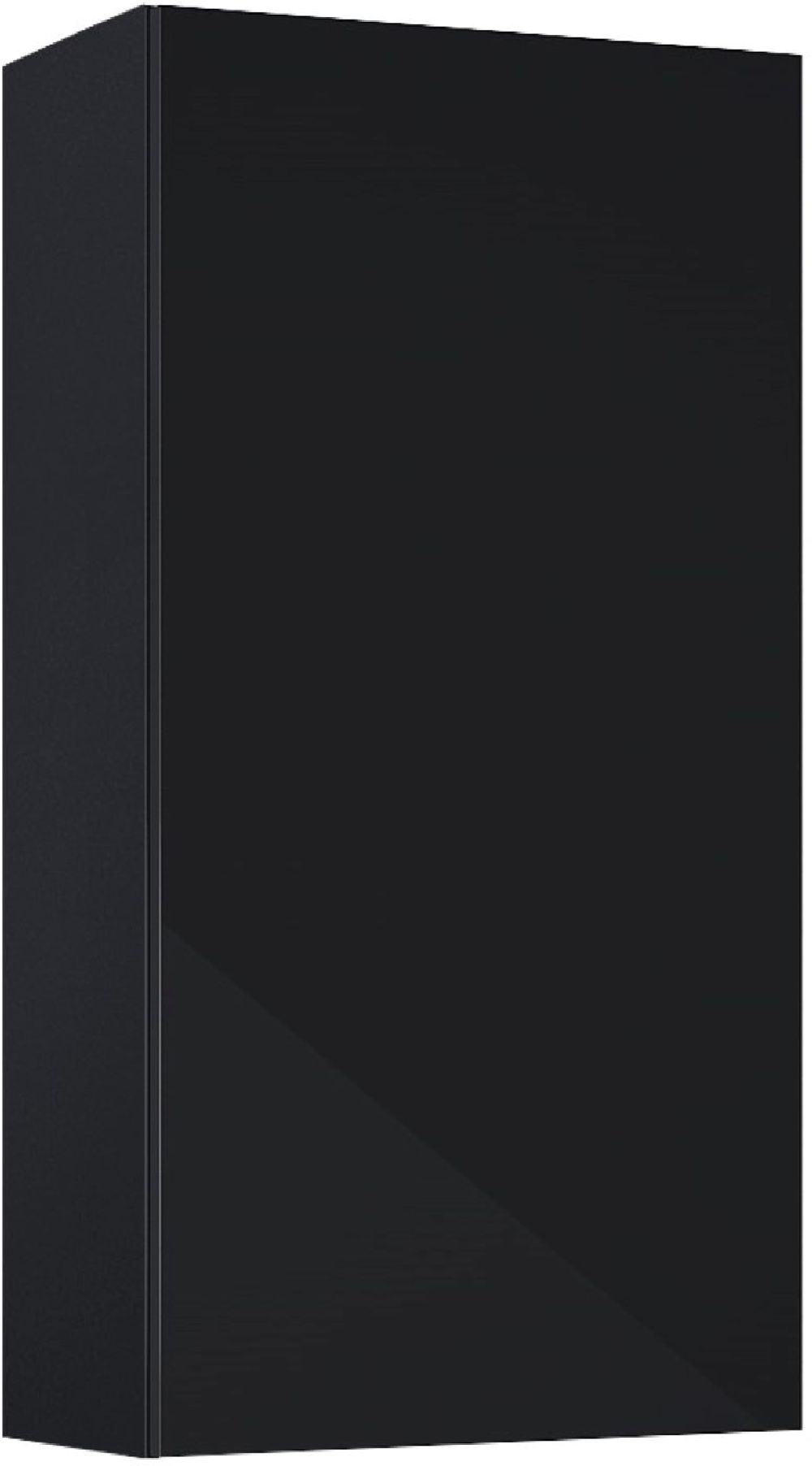 Elita For All dulap 40x21.6x80 cm laterala pe perete negru RE140400073510