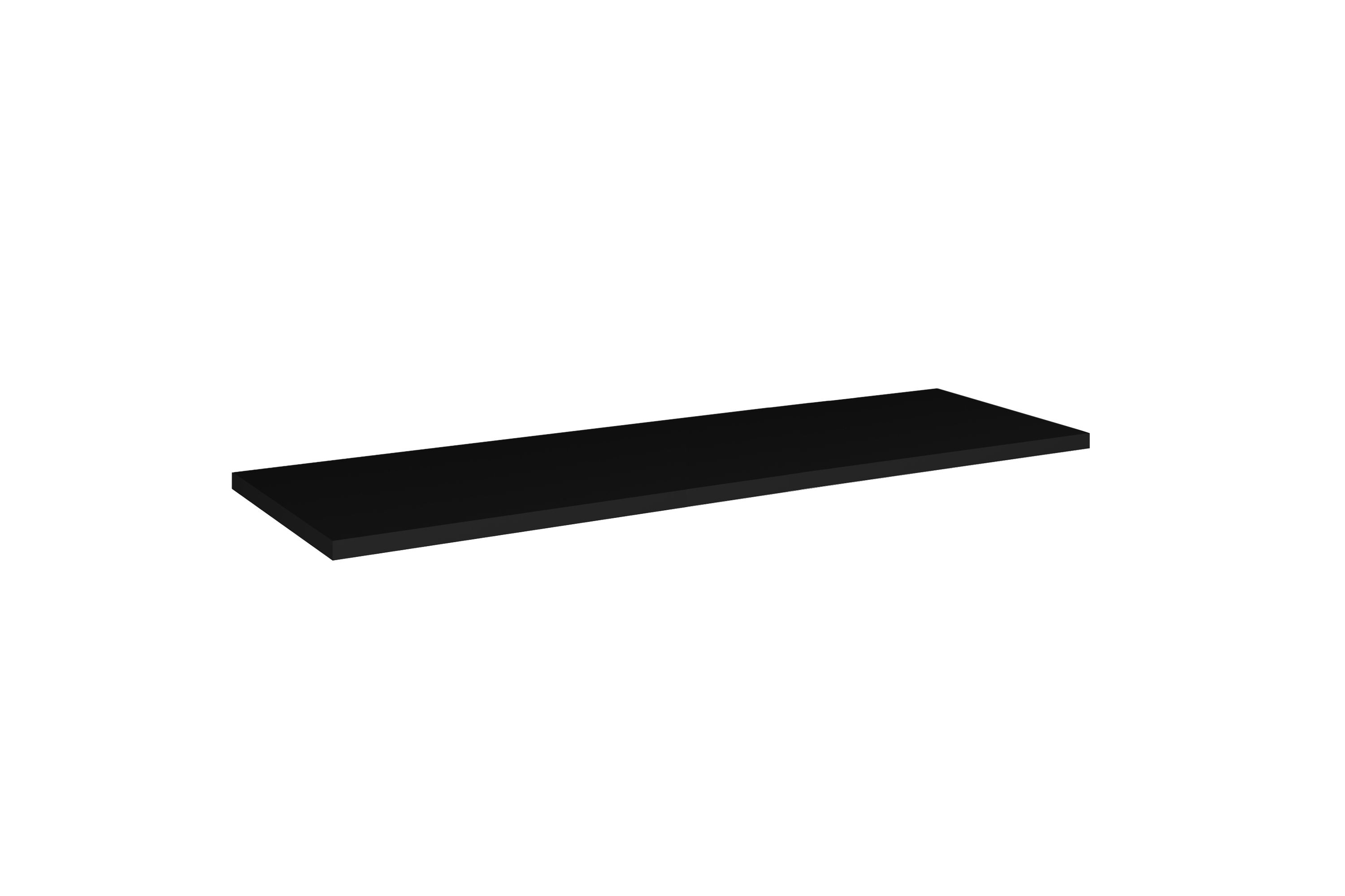 Comad Nova Black blat 120.4x40 cm negru NOVA BLACK B 89-120
