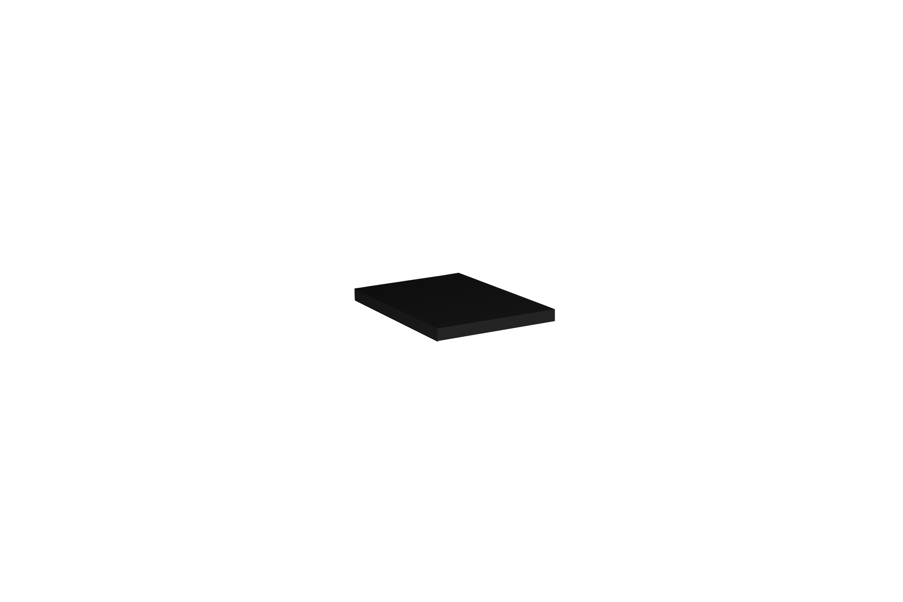 Comad Nova Black blat 20.4x40 cm negru NOVA BLACK B 89-20