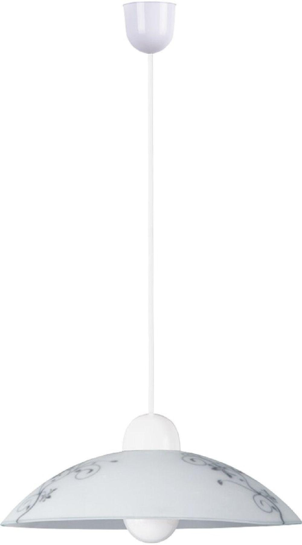 Rabalux Bloomy lampă suspendată 1x60 W alb 1848