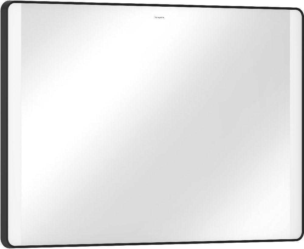 Hansgrohe Xarita Lite Q oglindă 100x70 cm dreptunghiular cu iluminare cu covoraș de încălzire negru 54977670
