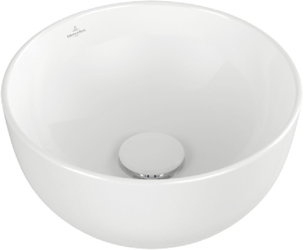 Villeroy & Boch Artis lavoar 32.5x32.5 cm rotund de blat alb 43893201