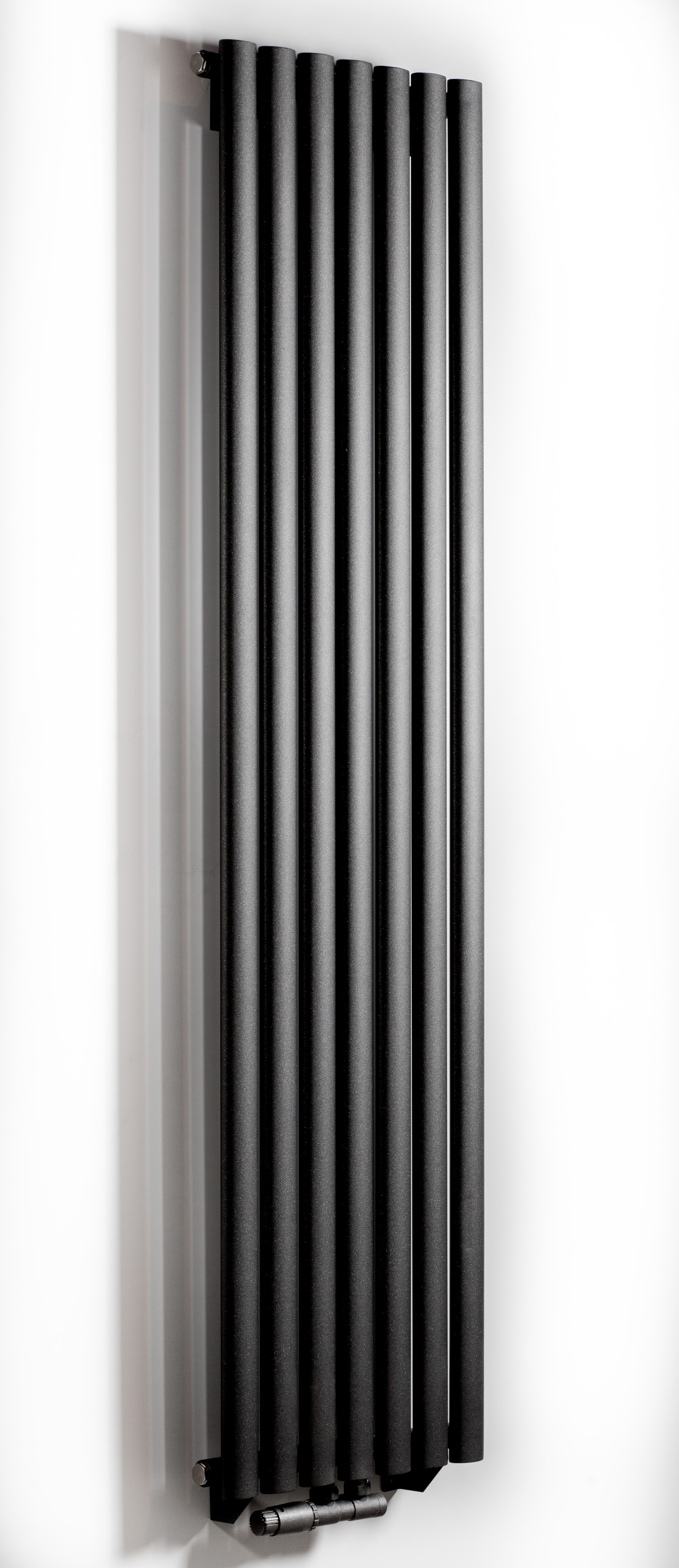 Luxrad Ring calorifer decorativ 160x35.2 cm podłączenie inferior grafit RIN1600352S007ZDC