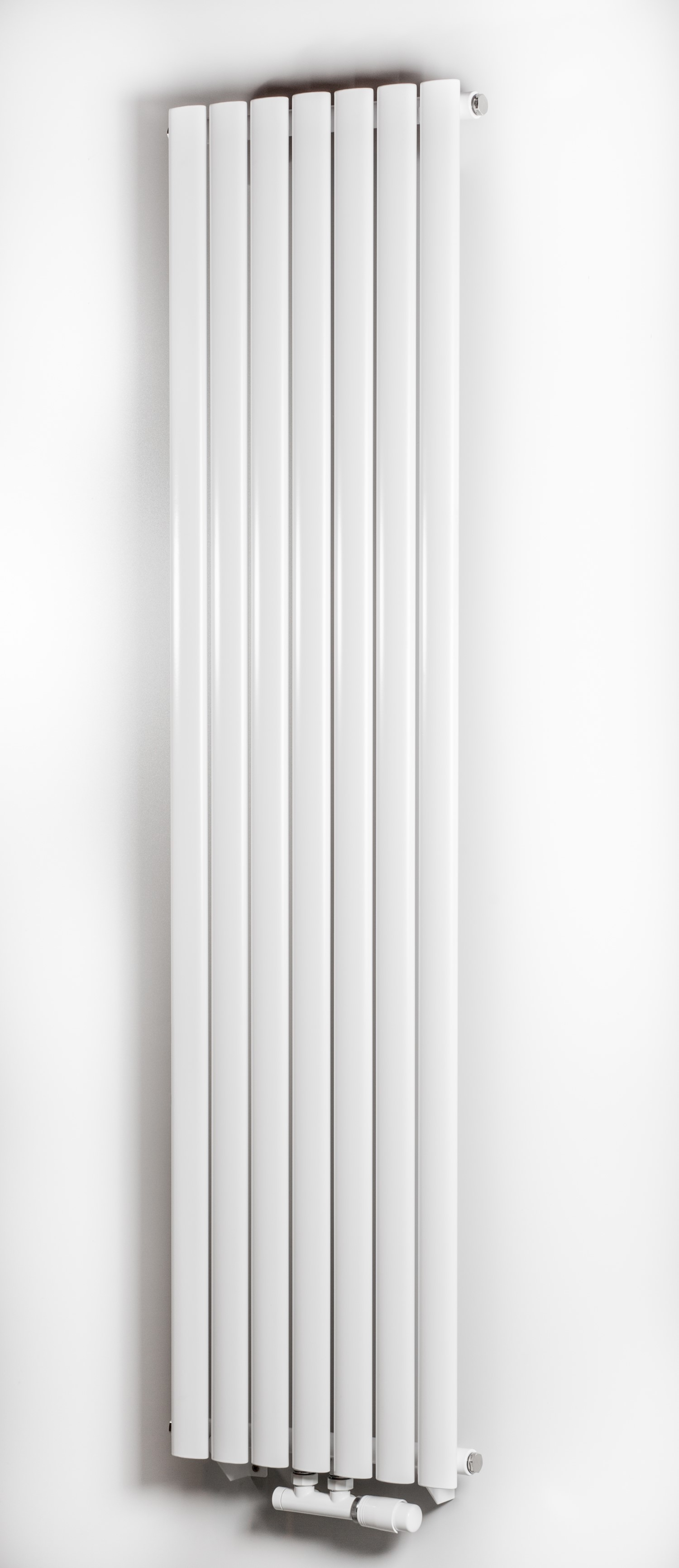 Luxrad Ring calorifer decorativ 160x35.2 cm podłączenie inferior alb RIN16003529003ZDC