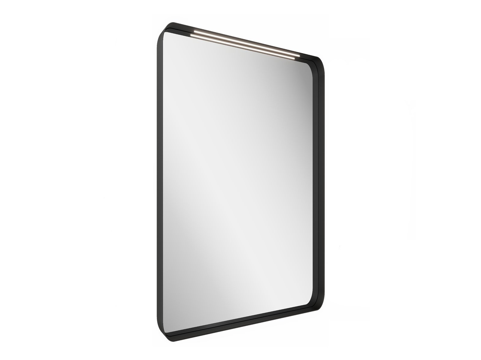 Ravak Strip oglindă 50.6x70.6 cm dreptunghiular cu iluminare negru X000001569