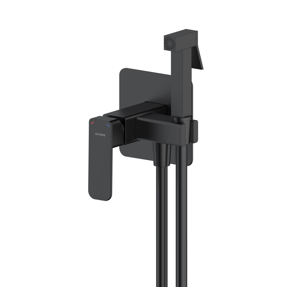 Oltens Hadsel baterie bideu ascuns negru mat 31101300