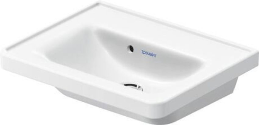 Duravit D-Neo lavoar 50x40 cm dreptunghiular clasică-mobilier alb 0742500060