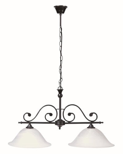 Rabalux Dorothea lampă suspendată 2x60 W alb-negru 7777