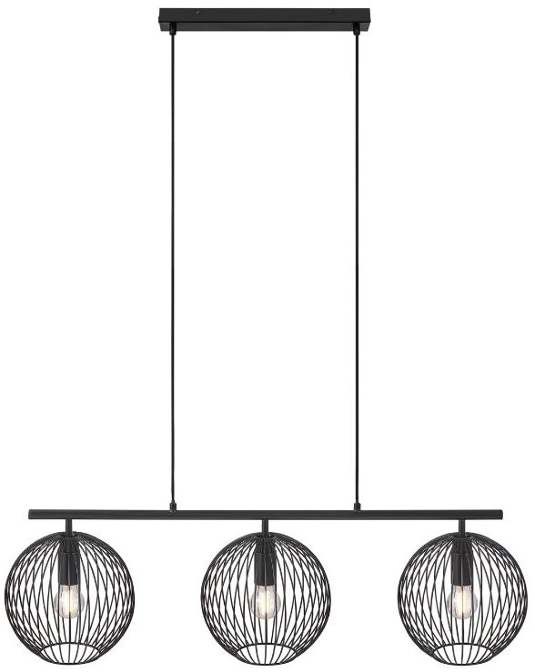 Nordlux Beroni lampă suspendată 3x60 W negru 2213293003