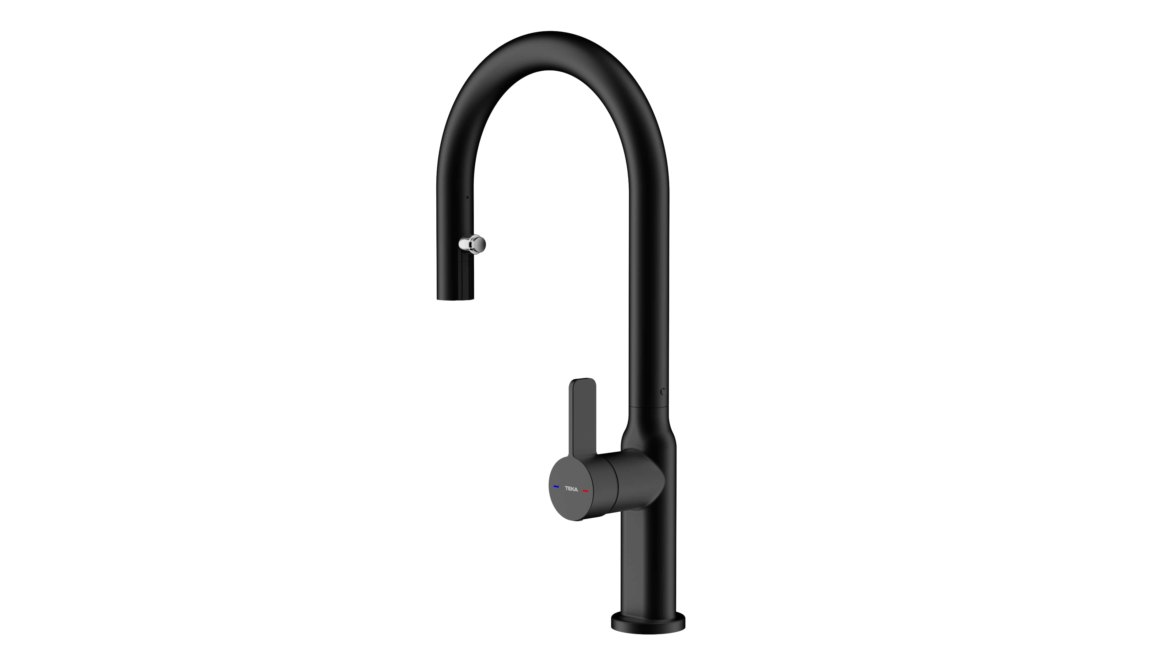 Teka Oval baterie bucătărie pe picior negru 116020015