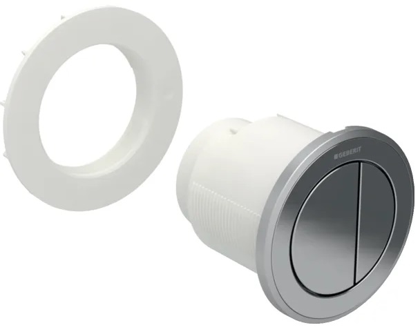 Geberit Typ 10 buton de spălare pentru WC crom mat 116.057.JQ.1