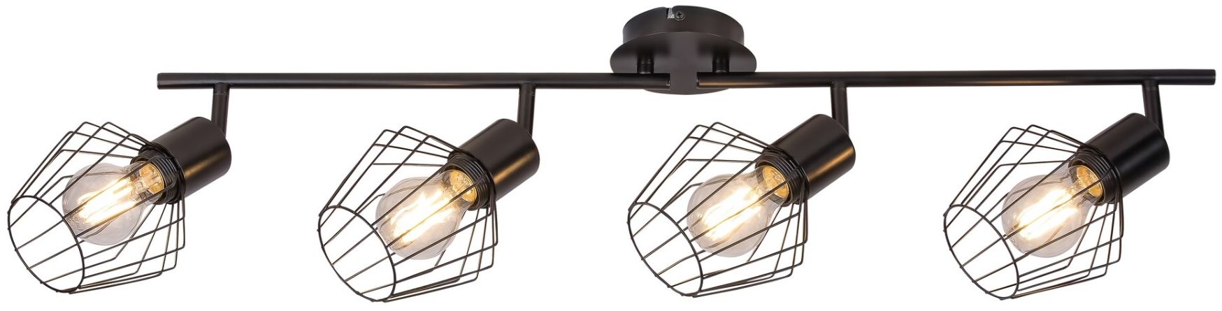 Rabalux Belano lampă de tavan 4x40 W negru 3537