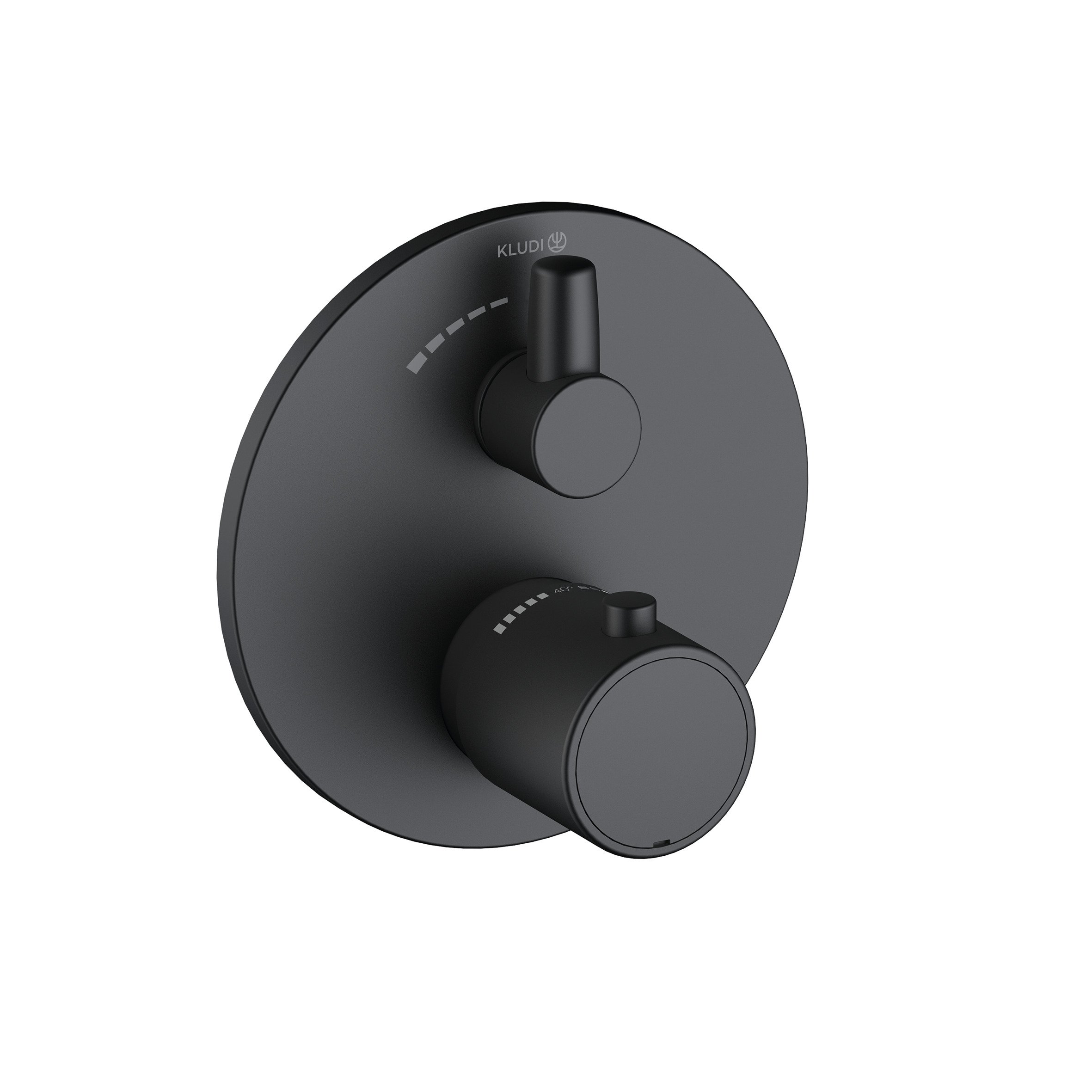 Kludi Zenta SL baterie de duș ascuns cu termostat negru 388853945