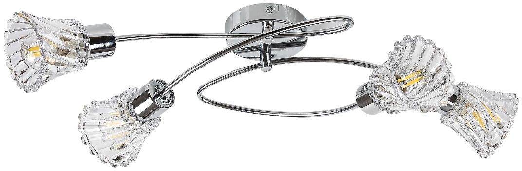 Rabalux Hestia lampă de tavan 4x40 W crom-transparent 5302
