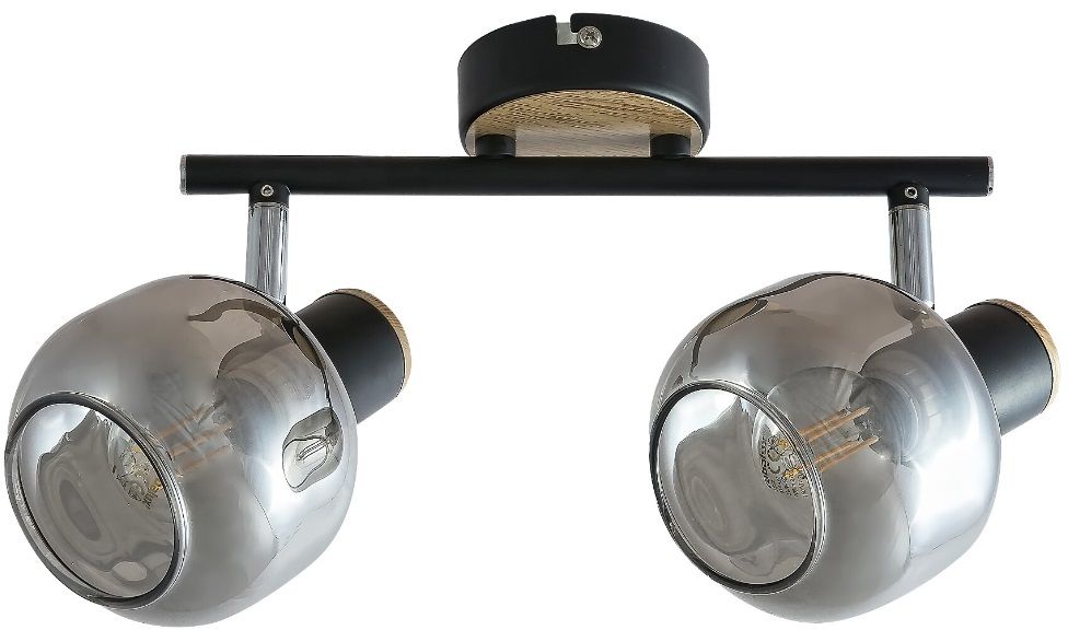 Rabalux Salazar lampă de tavan 2x40 W fumuriu 5398