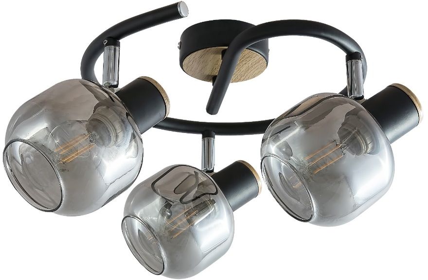 Rabalux Salazar lampă de tavan 3x40 W fumuriu 5399