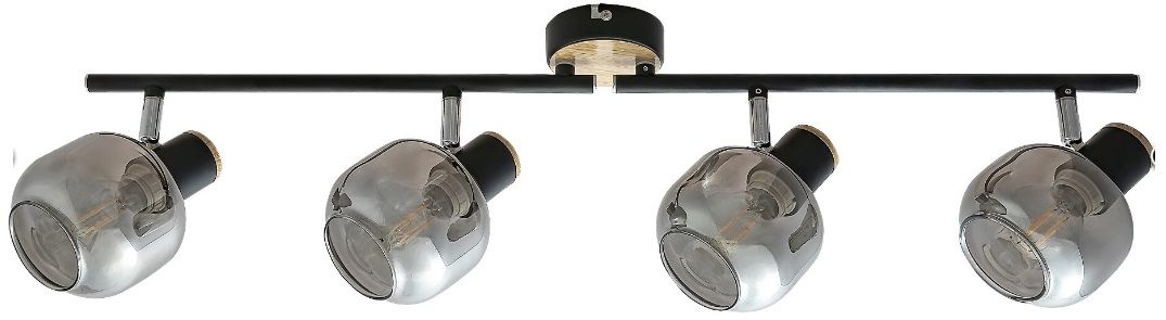 Rabalux Salazar lampă de tavan 4x40 W fumuriu 5400