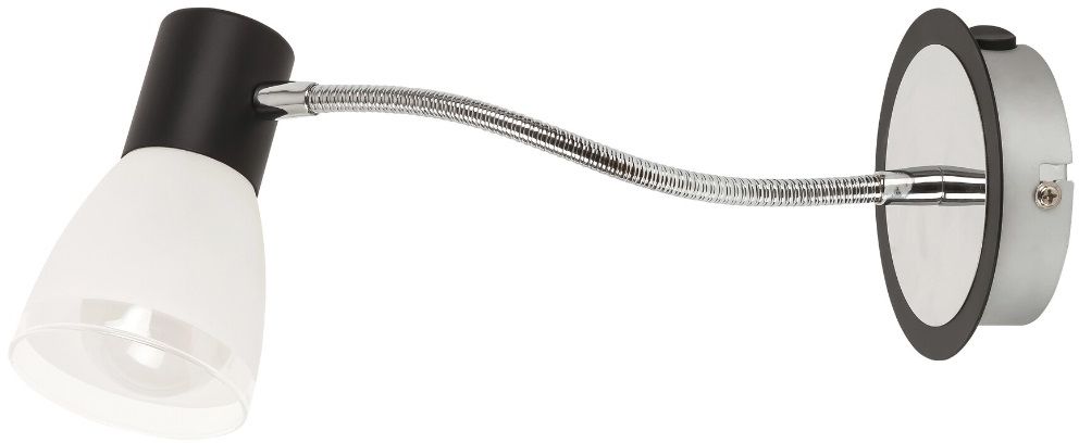 Rabalux Ati lampă de perete 1x15 W alb-negru 5975