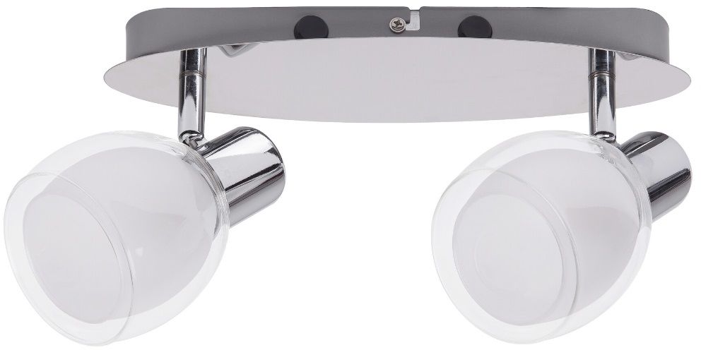 Rabalux Dave lampă de tavan 2x40 W alb-crom 6836