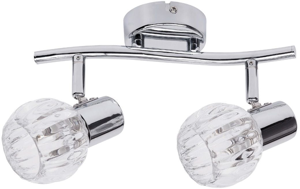 Rabalux Lauren lampă de tavan 2x40 W crom-transparent 6092