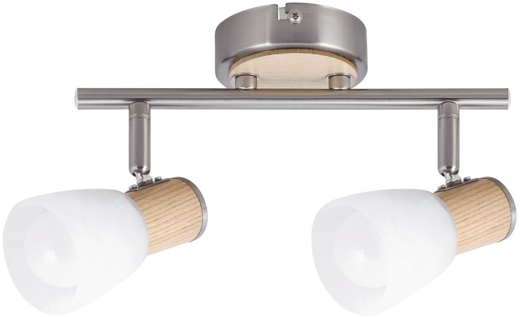 Rabalux Gavin lampă de tavan 2x40 W alb-crom-satin 6487
