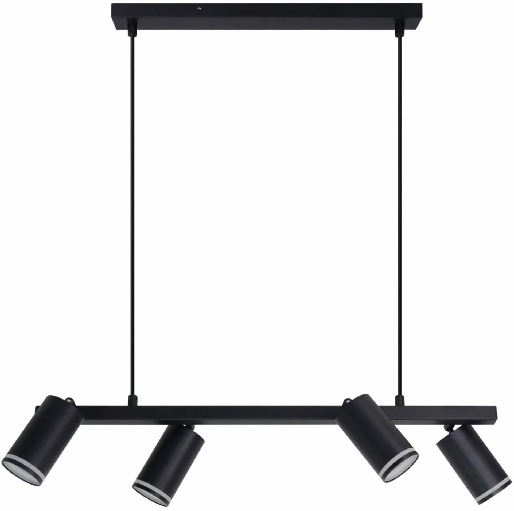 Goldlux Paris lampă suspendată 4x10 W negru 325358