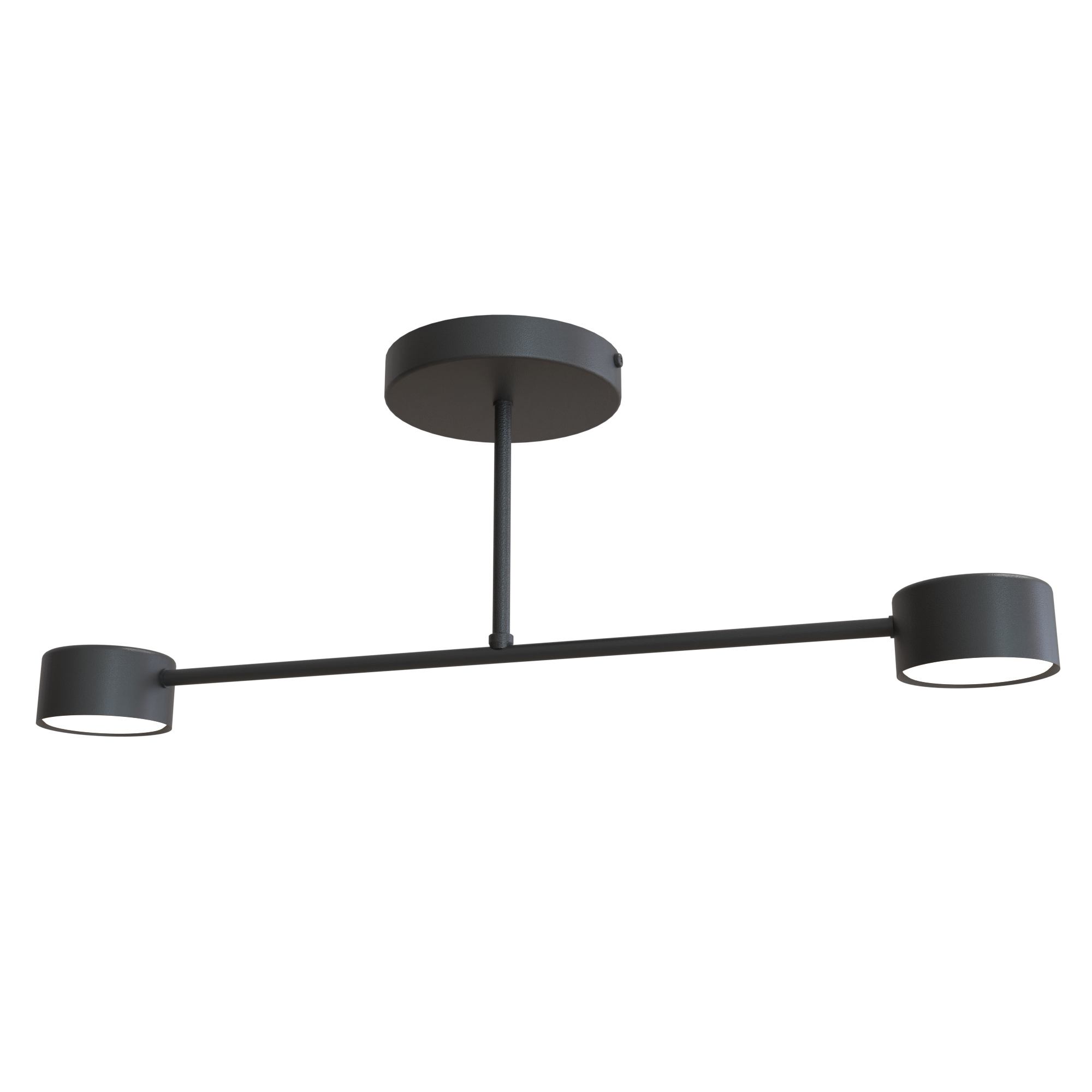 Emibig Halo lampă suspendată 2x10 W negru 1355/2