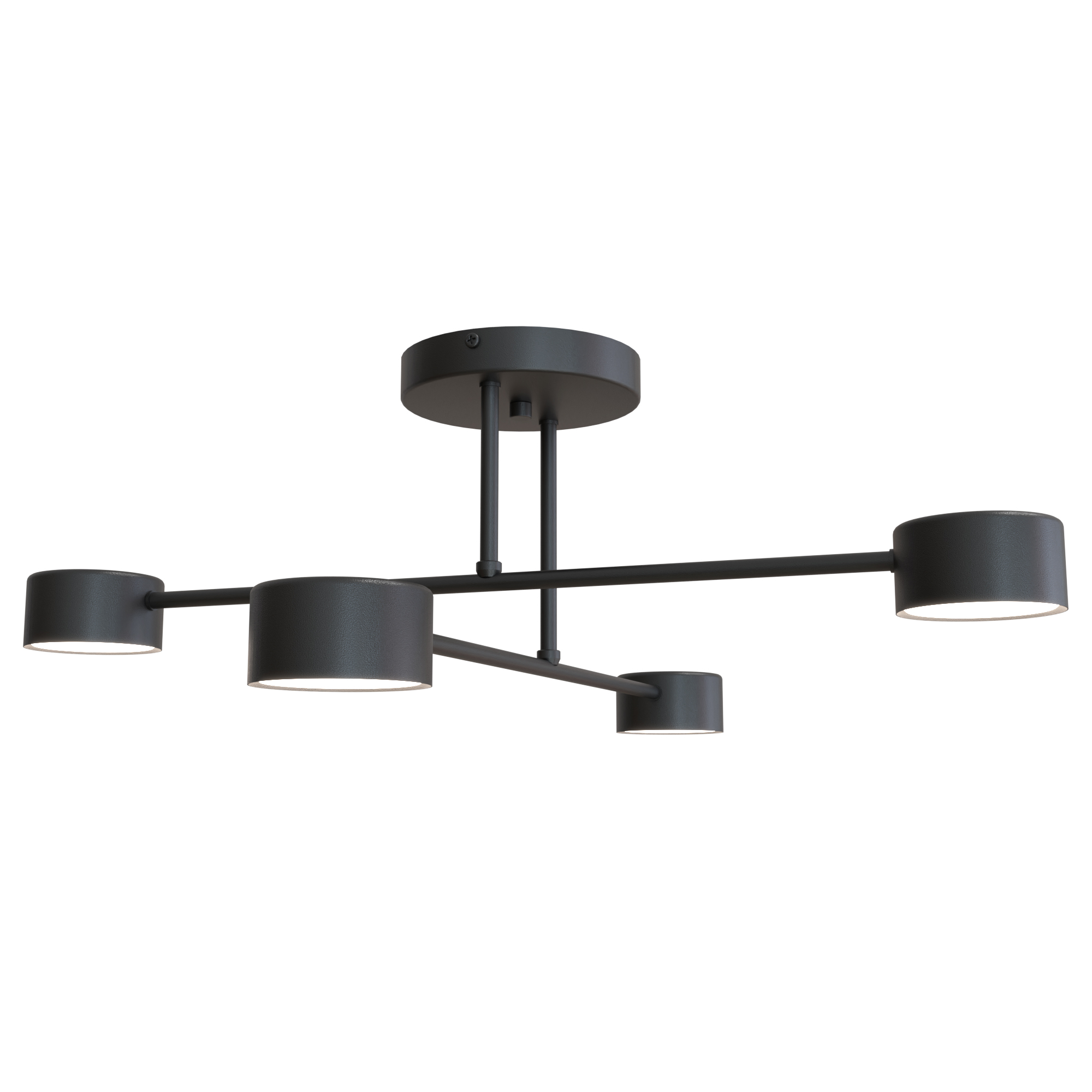 Emibig Halo lampă de tavan 4x10 W negru 1355/4