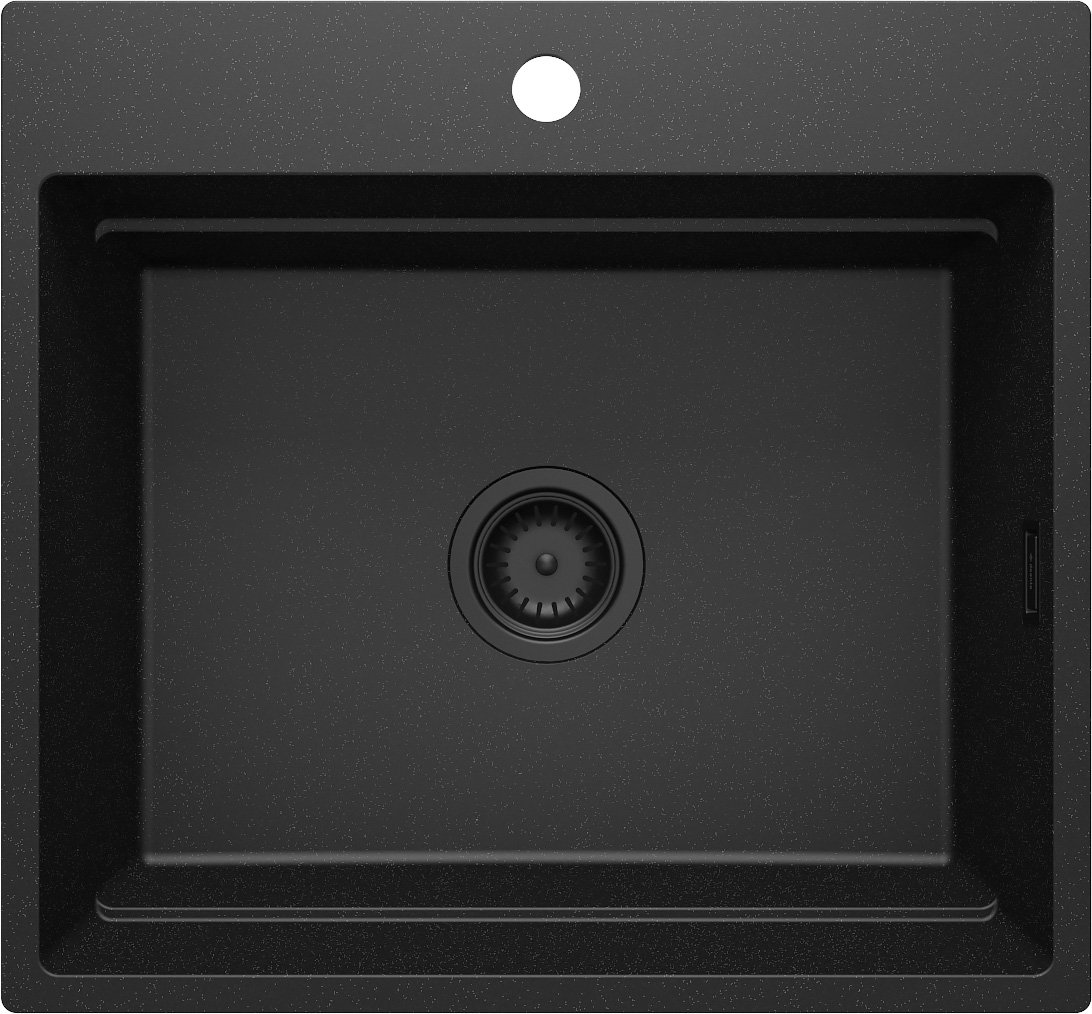 Deante Magnetic chiuvetă din granit 56x52 cm gri/grafit/onix ZRM_G10A