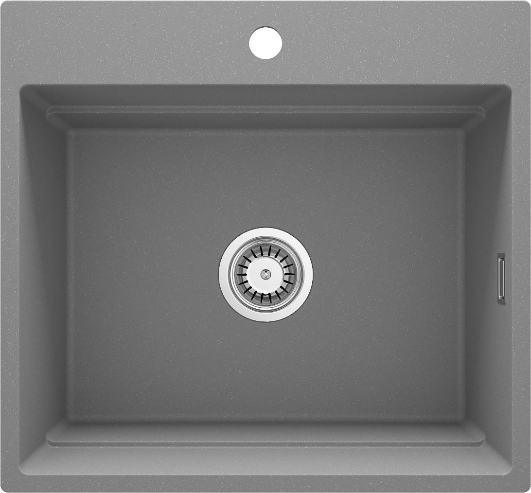 Deante Magnetic chiuvetă din granit 60x56 cm gri/grafit/onix ZRM_S10A