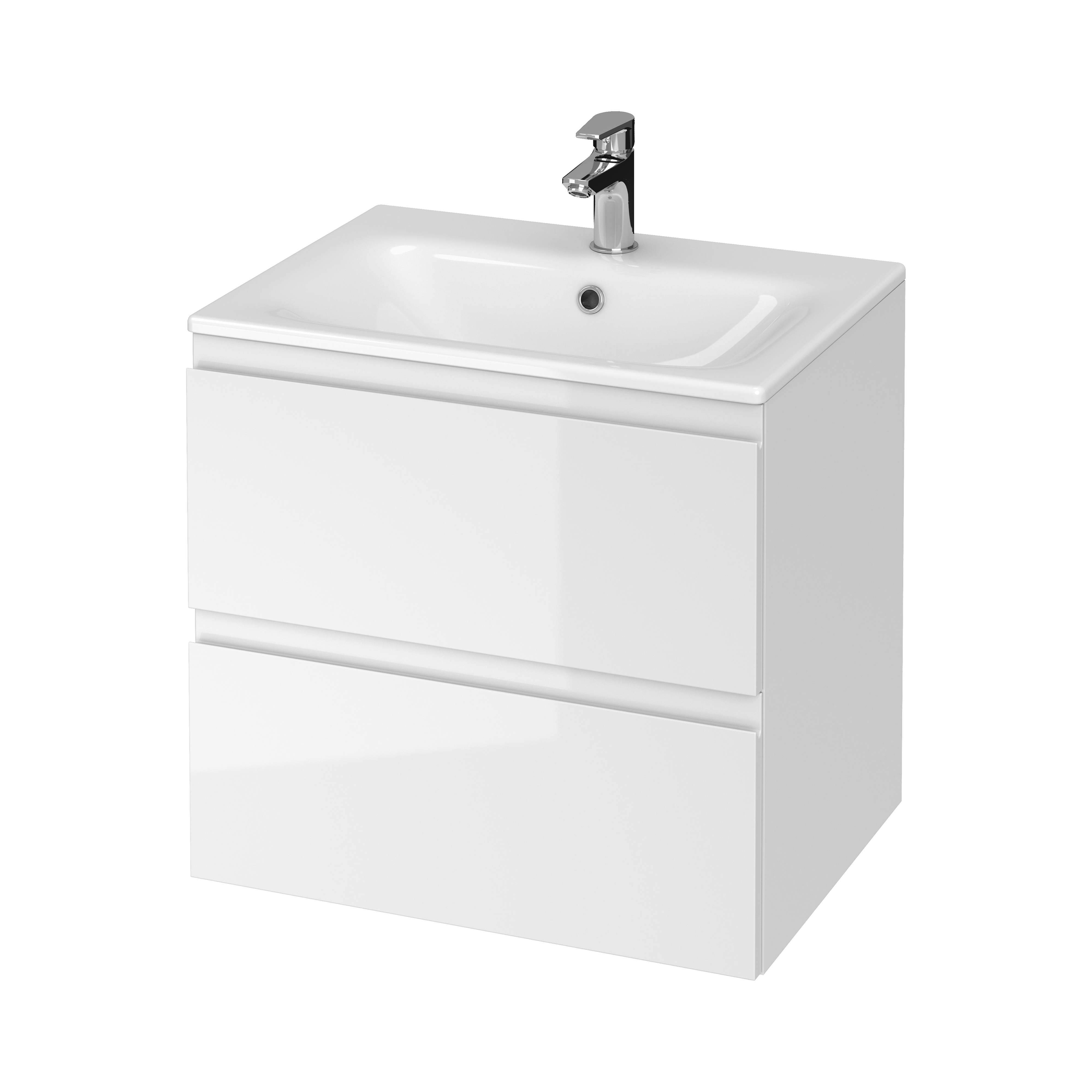 Cersanit Moduo lavoar cu dulap 60 cm alb S801-314-DSM