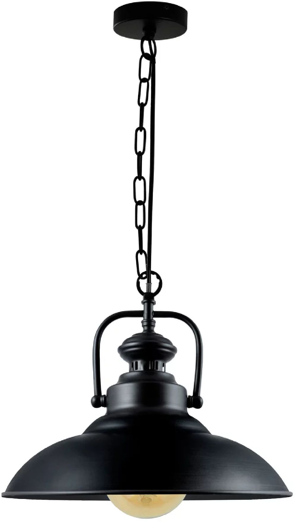 Goldlux Iceland lampă suspendată 1x20 W negru 305473