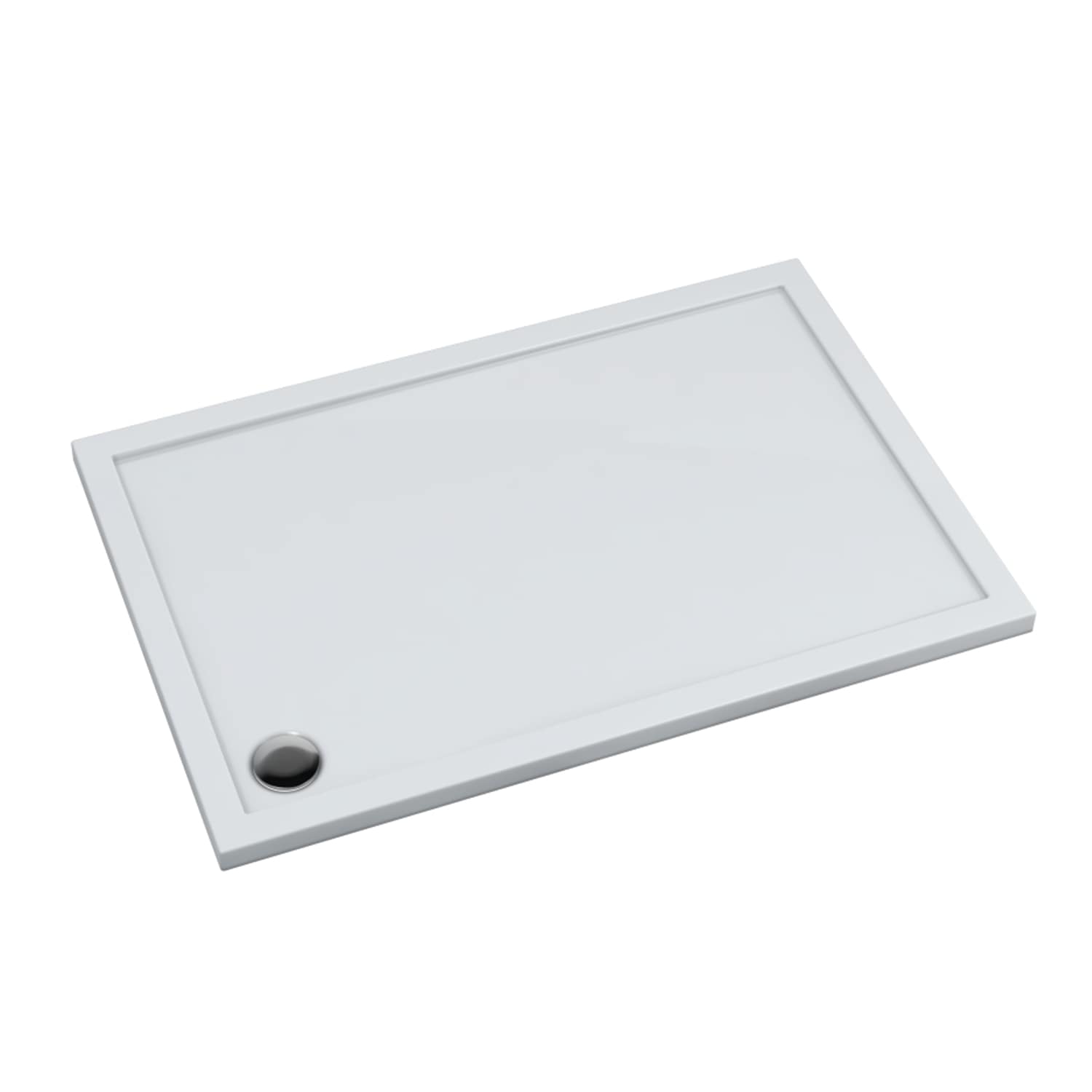 Schedline Sharper cădiță de duș dreptunghiulară 90x90 cm alb 3S.S1P-8090