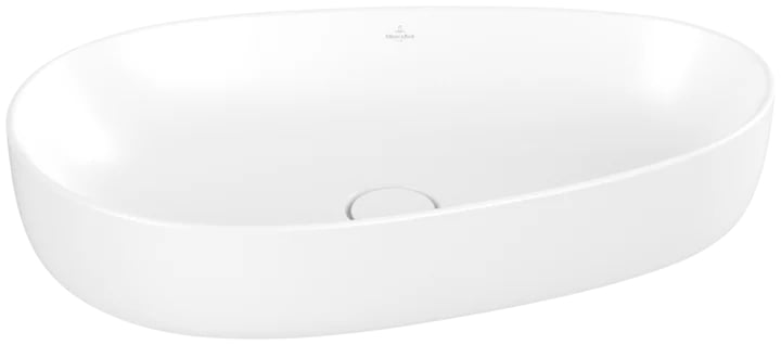 Villeroy & Boch Antao lavoar 65x40 cm oval de blat alb 4A7465RW